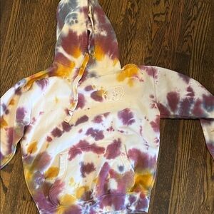 Ivory Ella Tie-Dye Hoodie size small